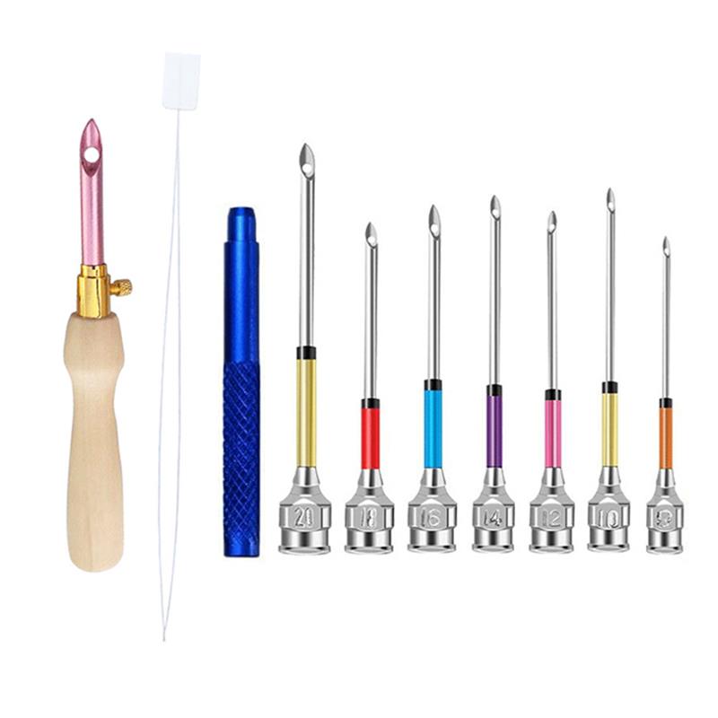 Punch Needle Kit - 1-17Pcs Punch Needle Tool Kit Embroidery