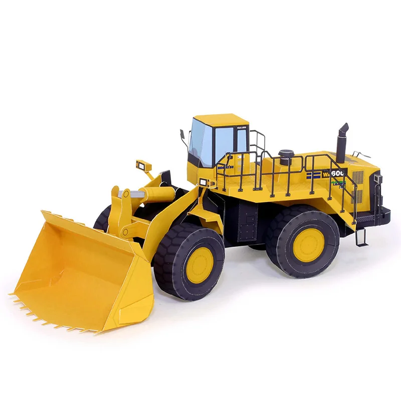 Art Craft Center - Wheel Loader Bulldozer Tractor Folding Handmade
