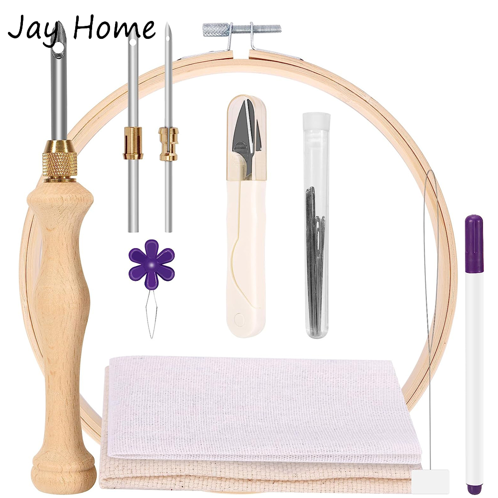 Punch Needle Kit - Punch Needle Starter Kit with Embroidery
