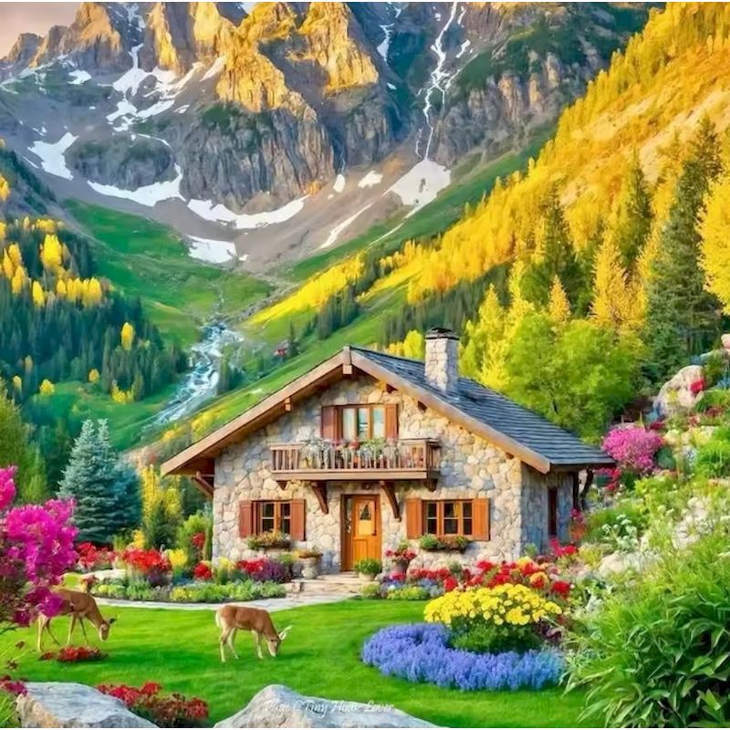 Art Craft Village - Painting By Numbers Wall Art Picture