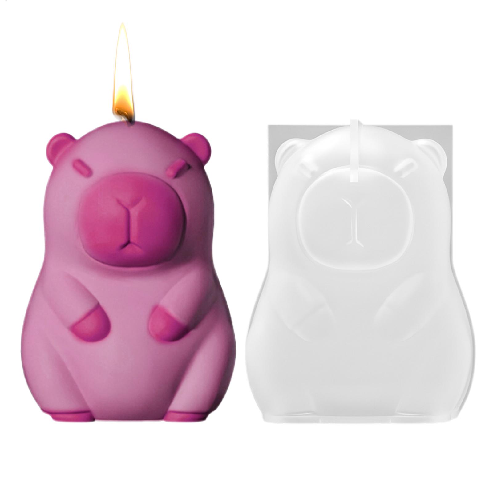 Art Craft With Ice Cream Stick - Cute Silicone Molds 3D Capybara Resin