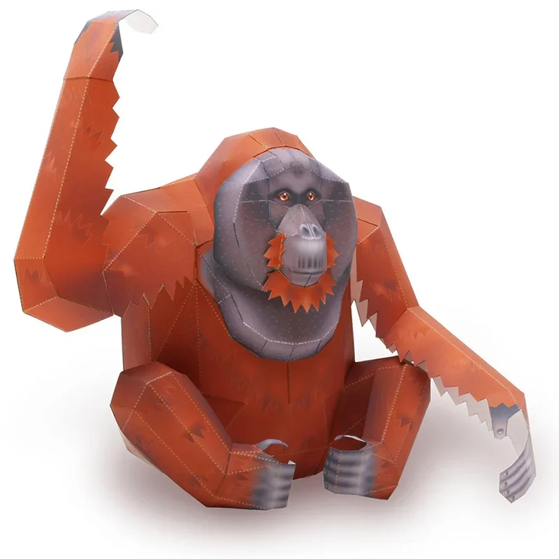 Art Craft Center - Orangutan Gorilla Origami Art Folding Mini