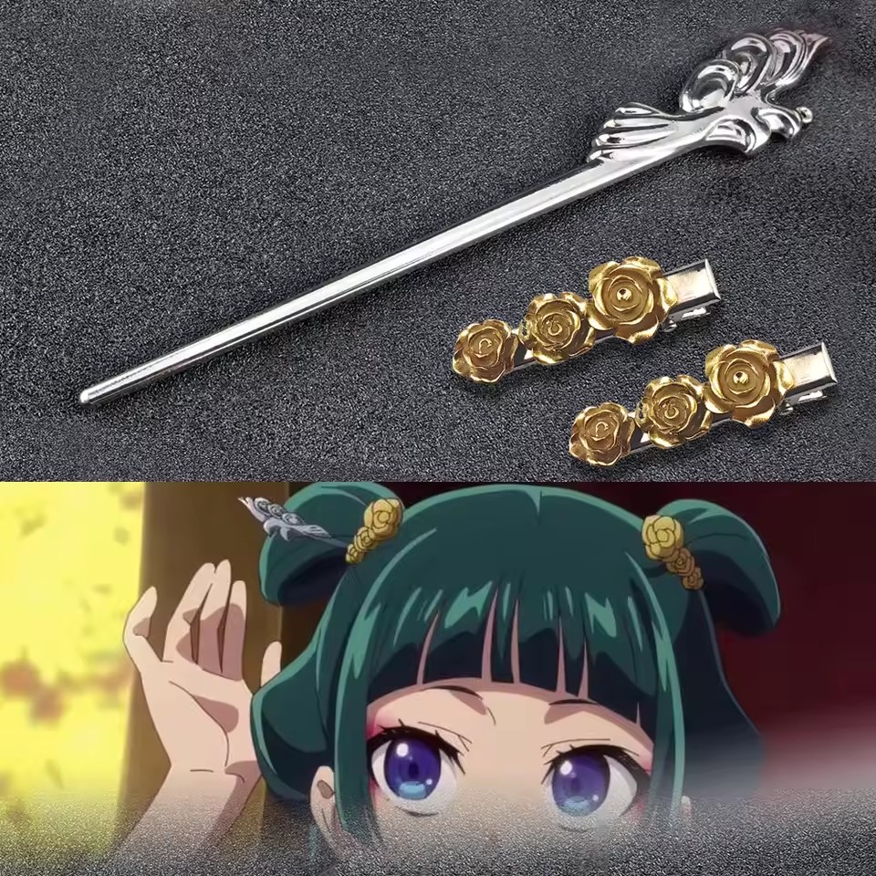 Art Craft Shop - Apothecary Diaries Alloy Hairpins Anime Cosplay