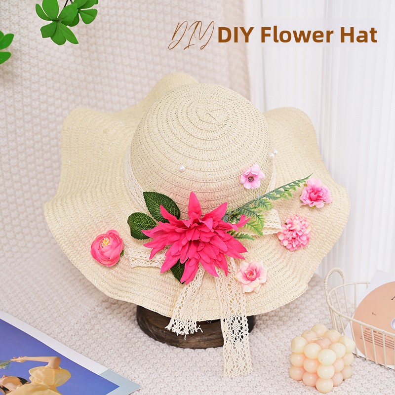 Handmade Floral Hat DIY Materi - Art Craft Event ulasan dan harga
