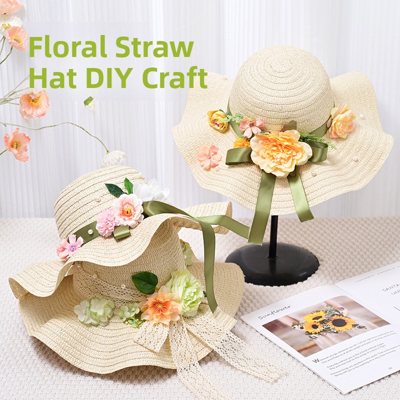 Handmade Floral Hat DIY Materi - Art Craft Event ulasan dan harga