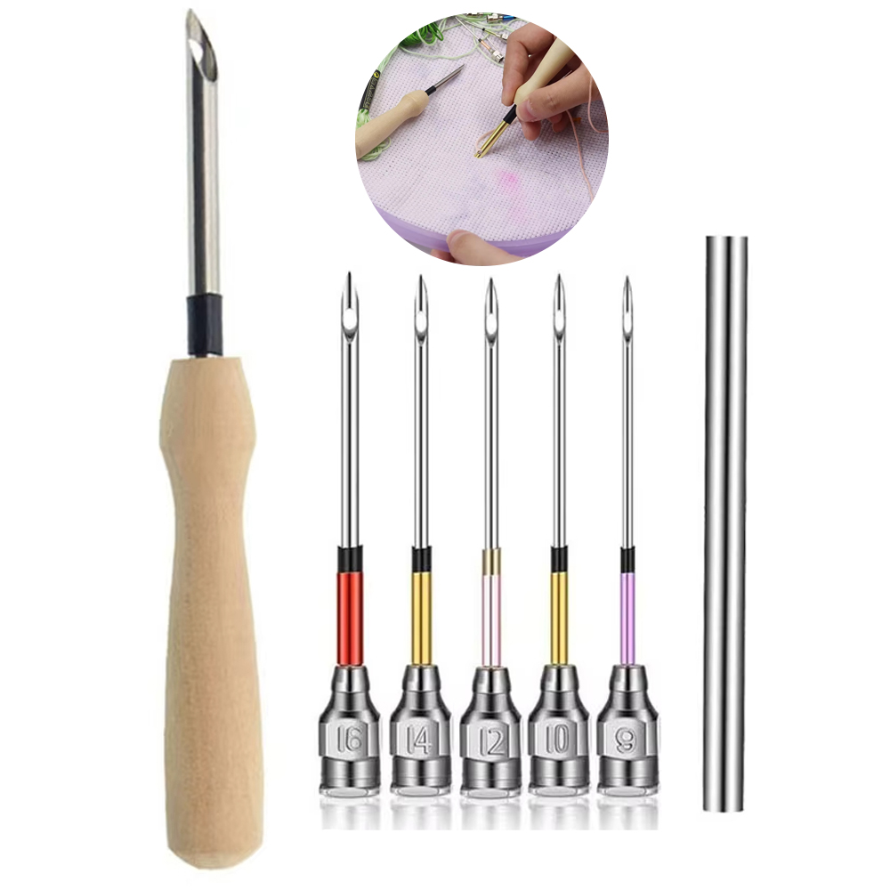 1set Punch Needle Tool Kit Emb - Punch Needle Kit ulasan dan harga