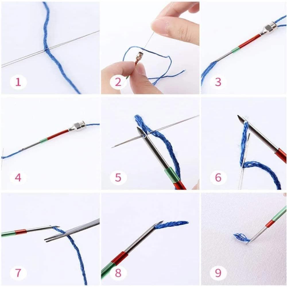 1set Punch Needle Tool Kit Emb - Punch Needle Kit ulasan dan harga