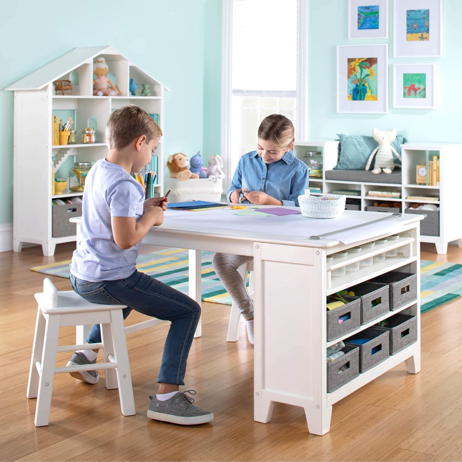 Kids' Art Table and Chair Set  - School Of Art X Craft ulasan dan harga