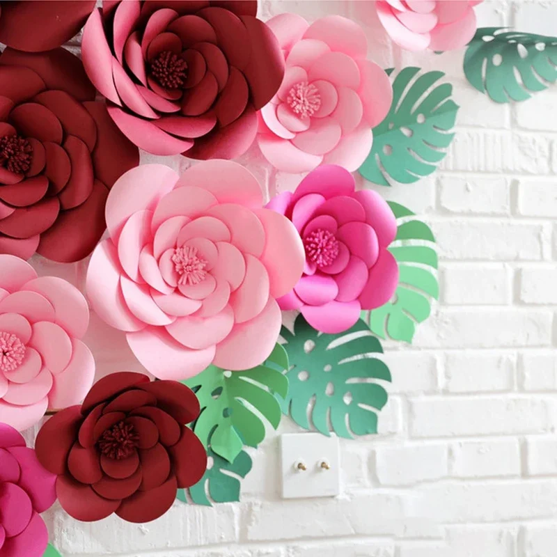 DIY Artificial Large Paper Ros - Art Craft Event ulasan dan harga