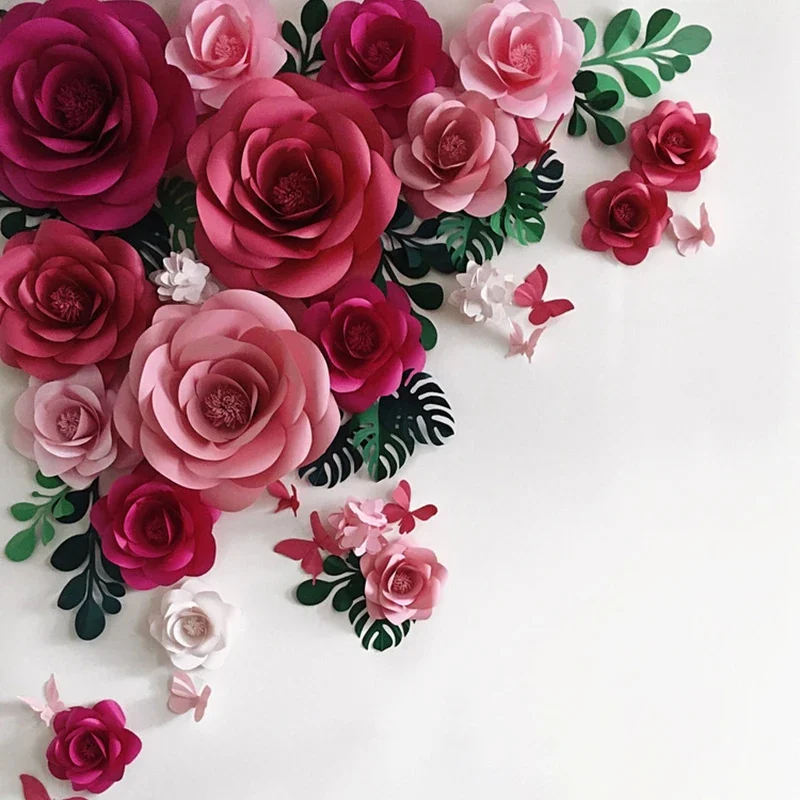 DIY Artificial Large Paper Ros - Art Craft Event ulasan dan harga