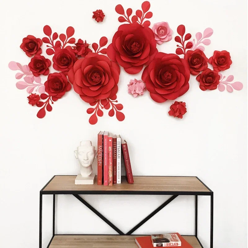 DIY Artificial Large Paper Ros - Art Craft Event ulasan dan harga