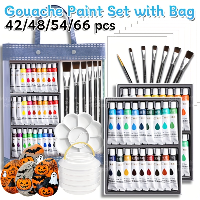 Back to School 42/48/54/66 pcs - Gouache Paint Set ulasan dan harga
