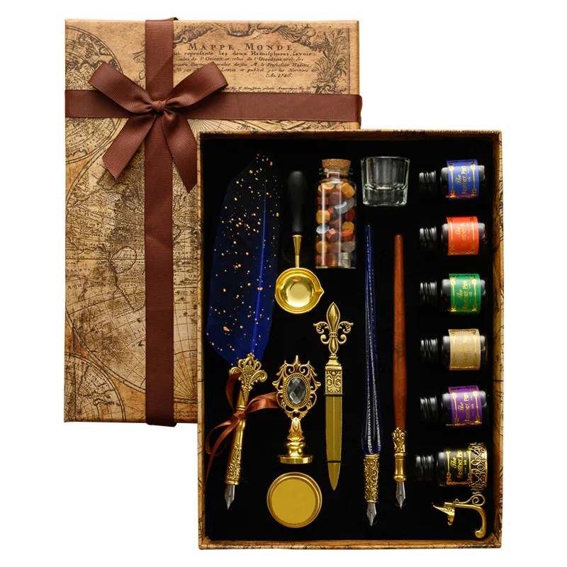 Antique Feather Dip Pen Kit Re - Batik Wax Kit ulasan dan harga
