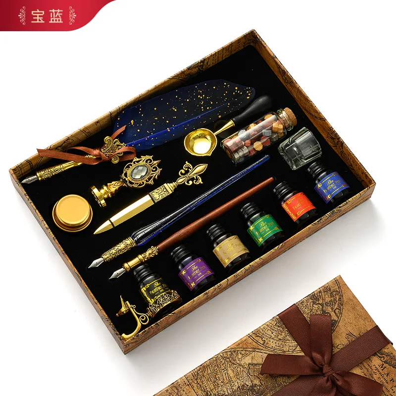 Antique Feather Dip Pen Kit Re - Batik Wax Kit ulasan dan harga