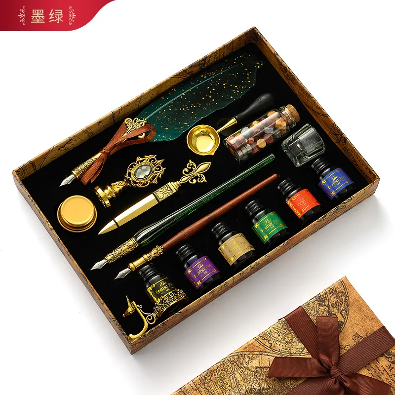 Antique Feather Dip Pen Kit Re - Batik Wax Kit ulasan dan harga