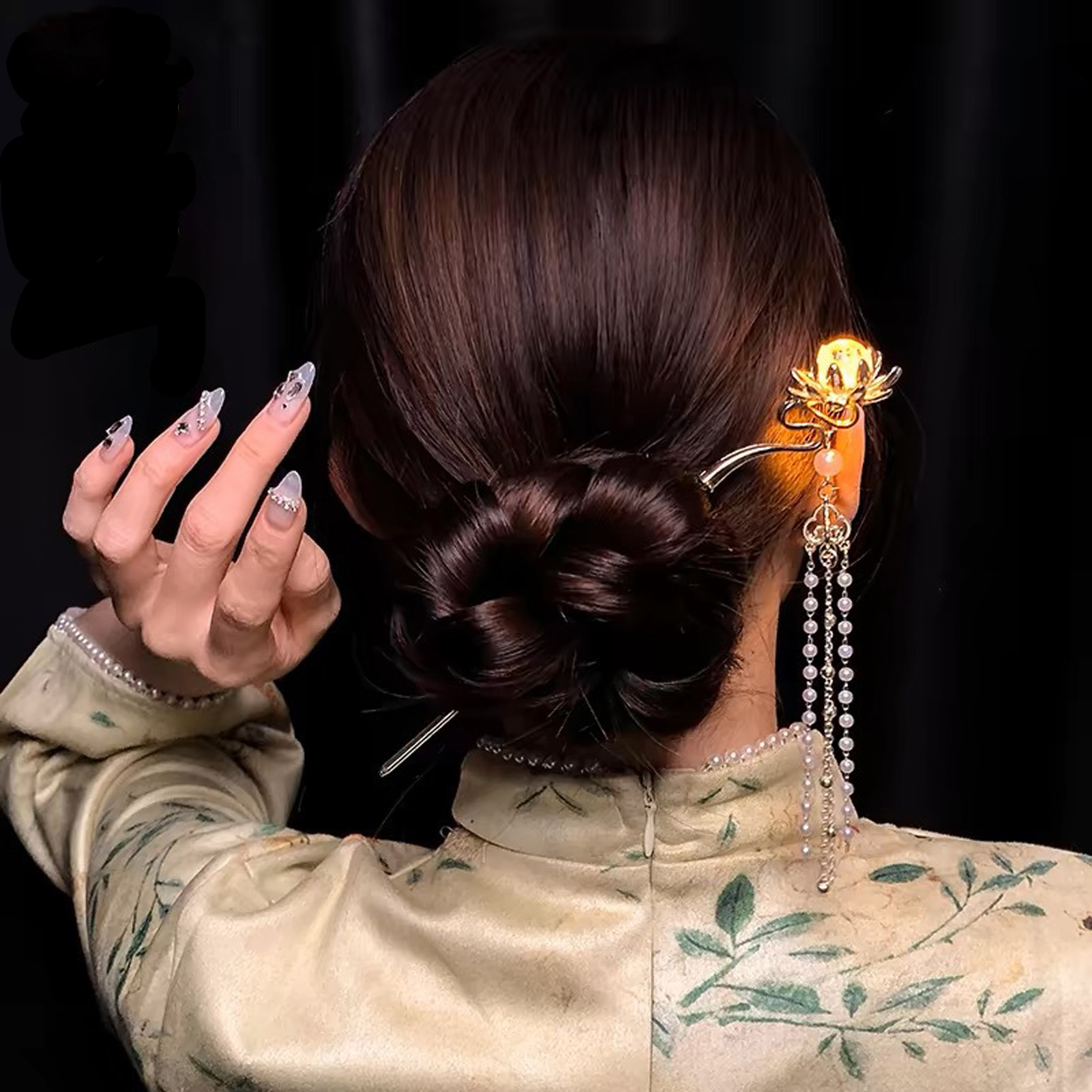 Luminous Flower Hairpin Exquis - Art Craft Shop ulasan dan harga