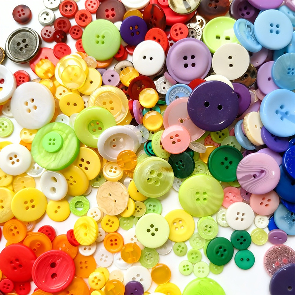 Round Resin Craft Buttons for  - Art Craft Event ulasan dan harga
