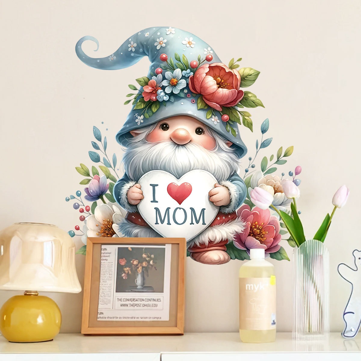 Mother Day Wall Stickers Cute  - Art Craft Mother'S Day ulasan dan harga