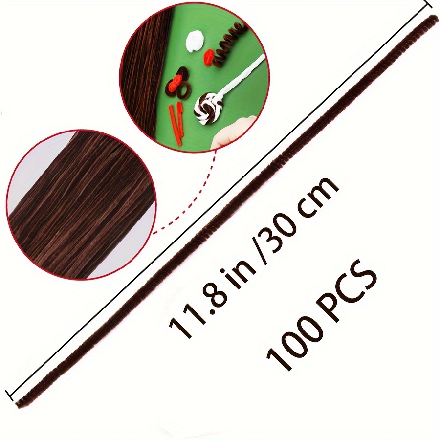 100 Pcs Coffee Pipe Cleaners,P - Art Craft Shop ulasan dan harga