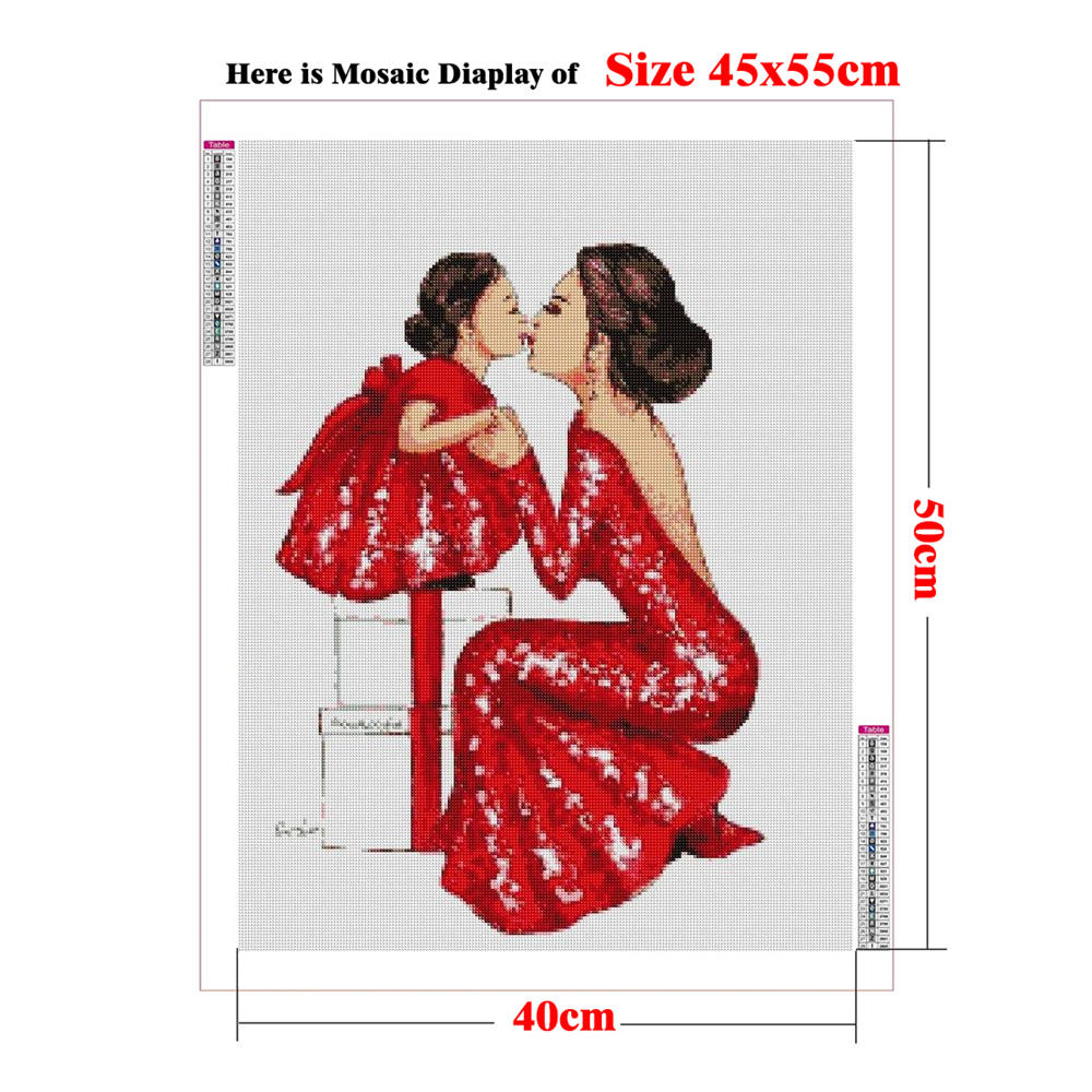 Mother Daughter Art Hobby 5D D - Art Craft Mother'S Day ulasan dan harga