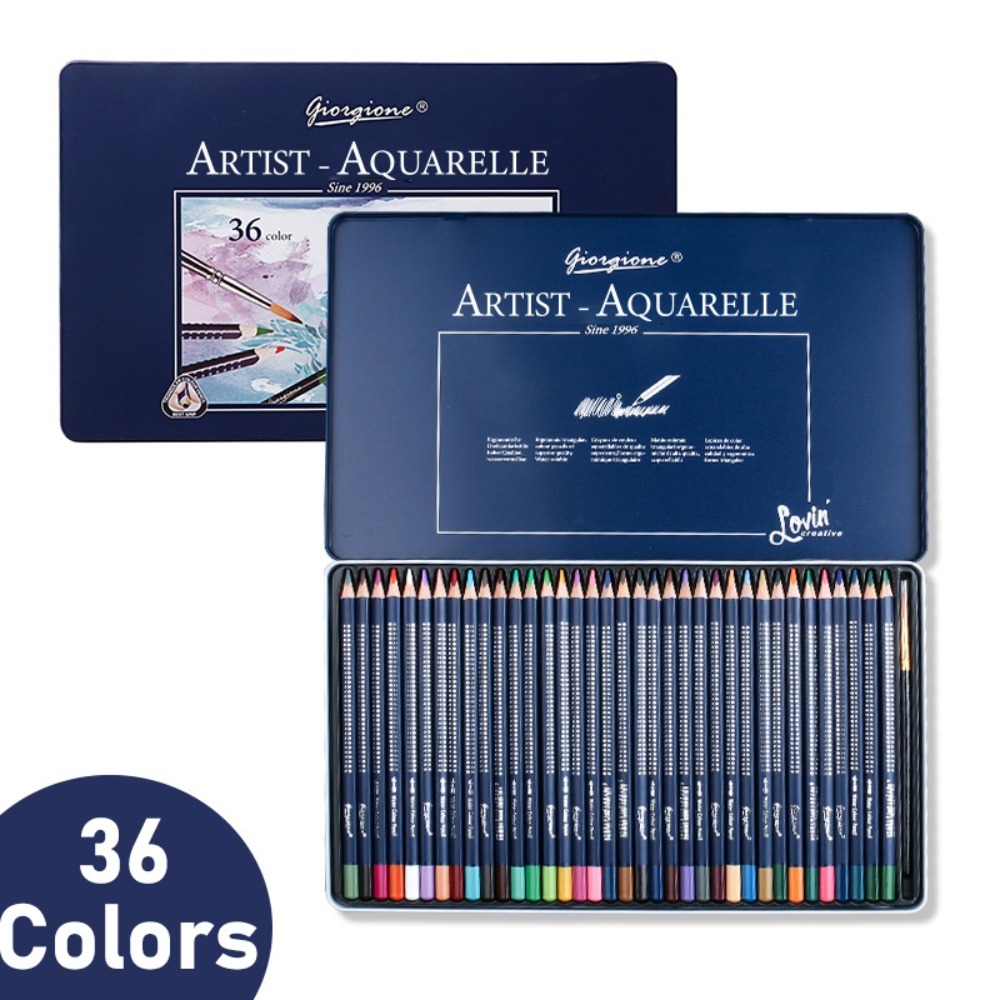 Wooden 12/24/36 Colors Pencil  - Colored Pencil Professional ulasan dan harga