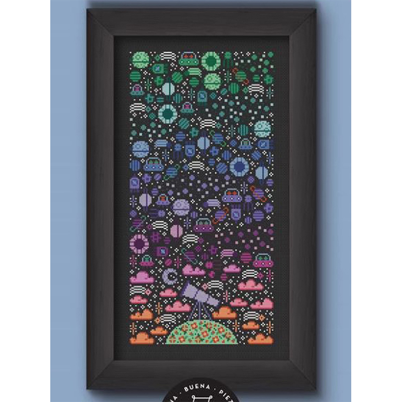 11165 Cross Stitch Kits Embroi - Punch Needle Kit ulasan dan harga