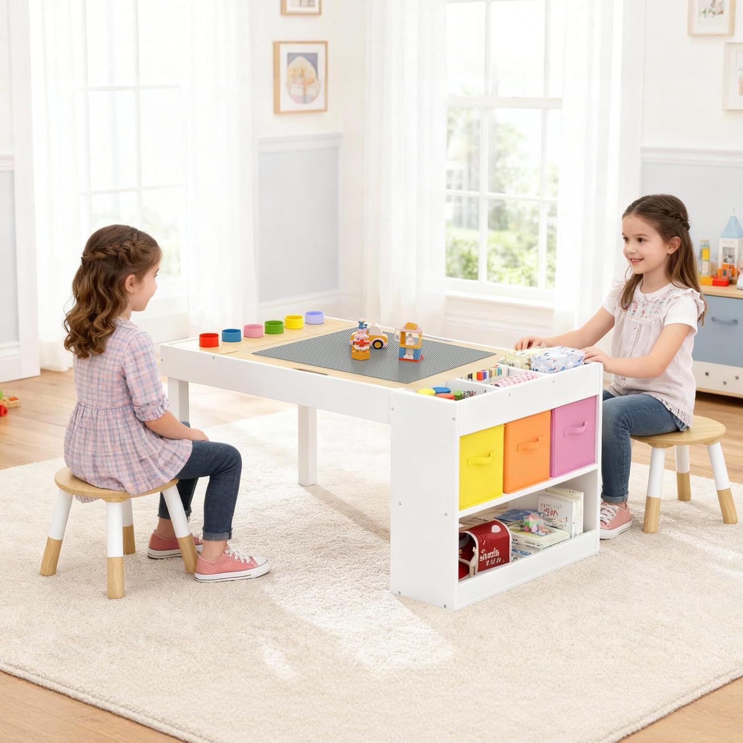 Kids Art Table and 2 Chairs Se - School Of Art X Craft ulasan dan harga