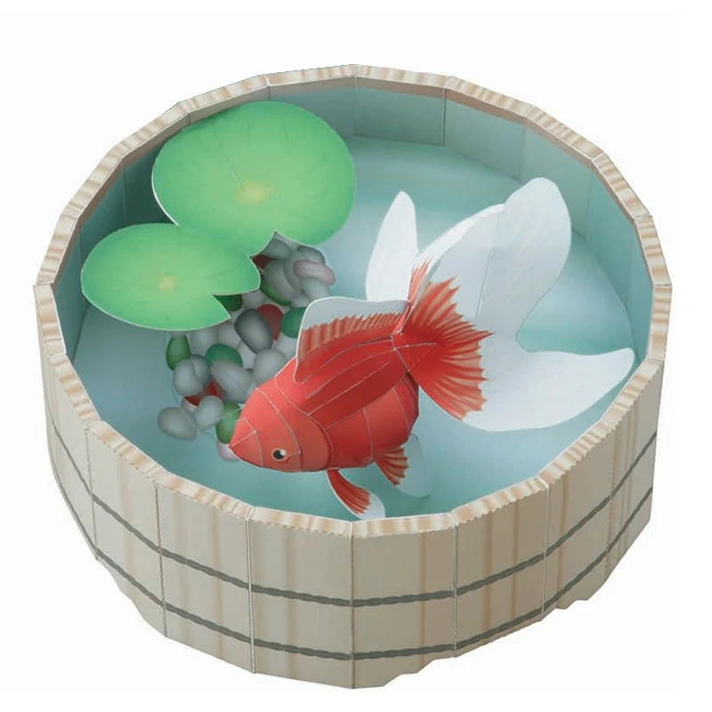 Goldfish Fish Origami Art Mini - Art Craft Center ulasan dan harga