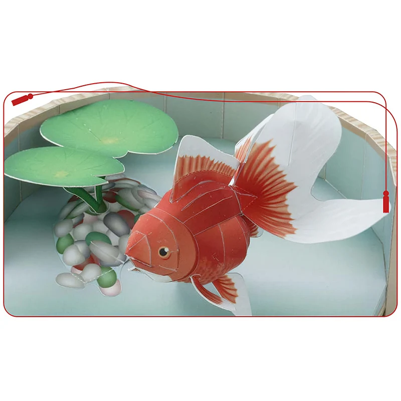 Goldfish Fish Origami Art Mini - Art Craft Center ulasan dan harga