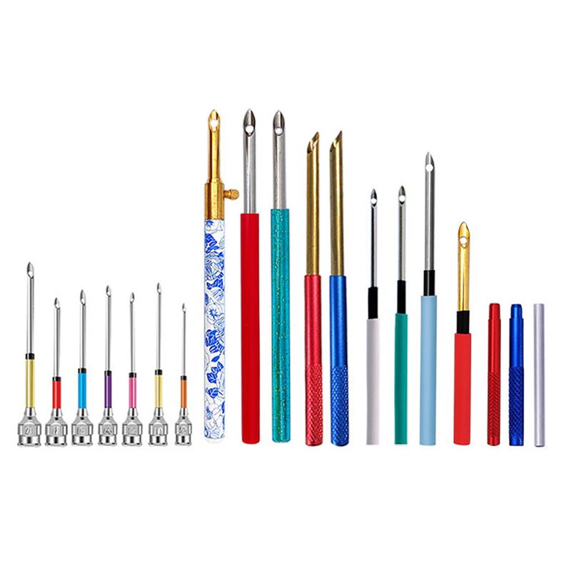 1-17Pcs Punch Needle Tool Kit  - Punch Needle Kit ulasan dan harga