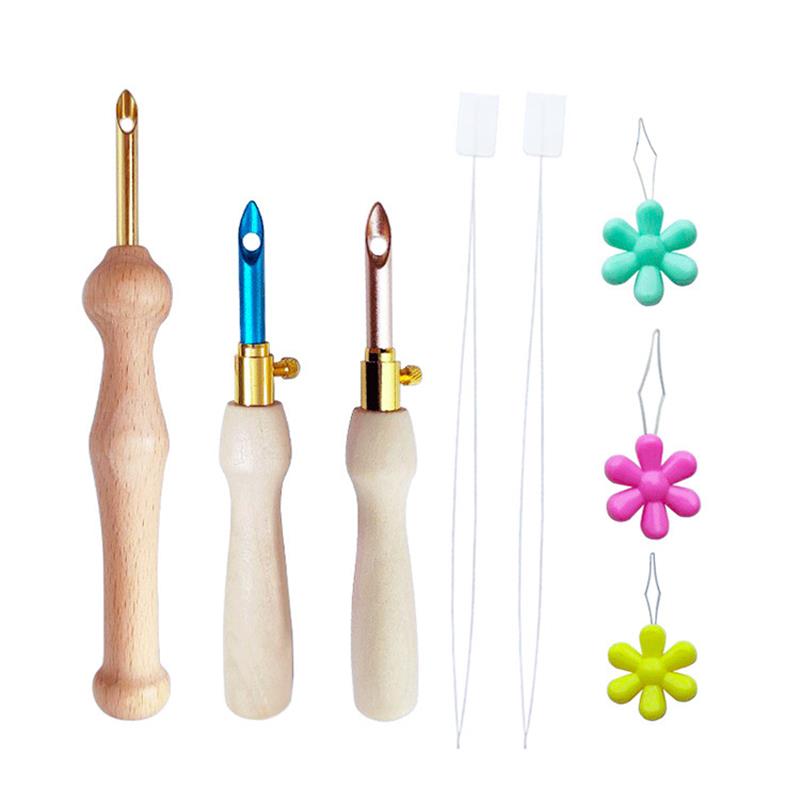 1-17Pcs Punch Needle Tool Kit  - Punch Needle Kit ulasan dan harga