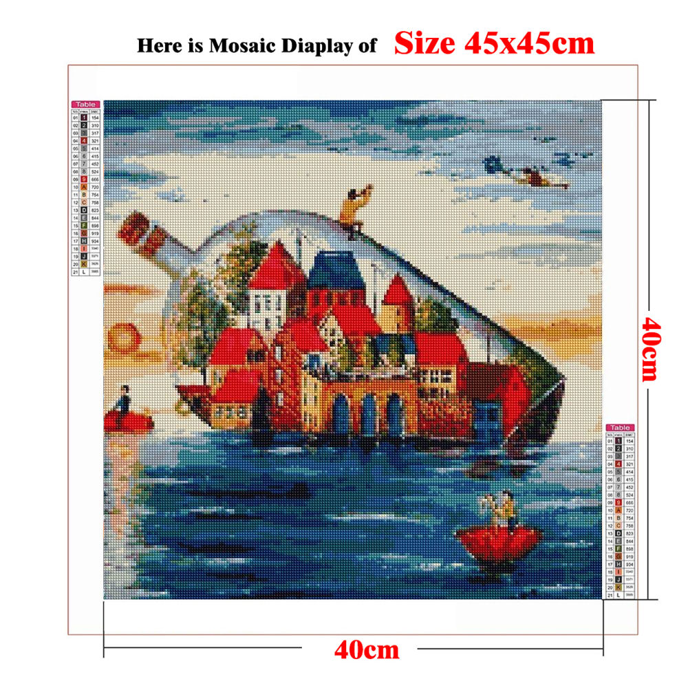 Diamond Painting DIY Colorful  - Art Craft Village ulasan dan harga