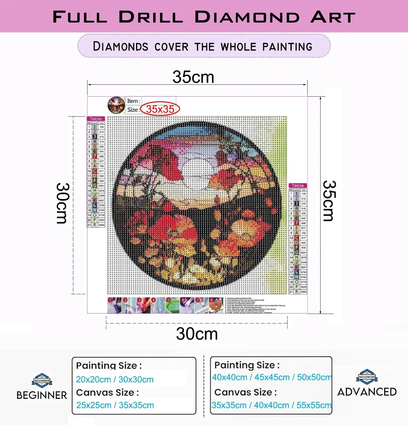 Diamond Painting DIY Colorful  - Art Craft Village ulasan dan harga