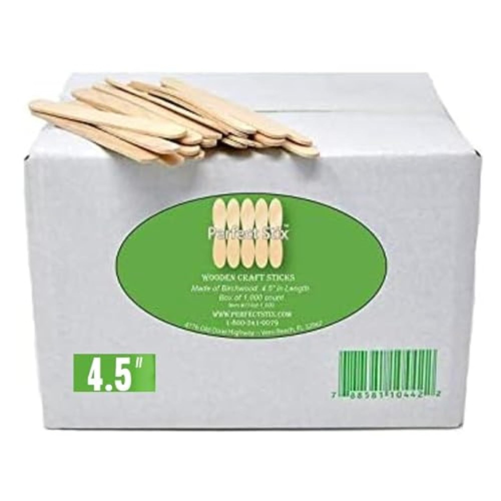 210 Pcs Natural Wood Ice Cream - Art Craft With Ice Cream Stick ulasan dan harga