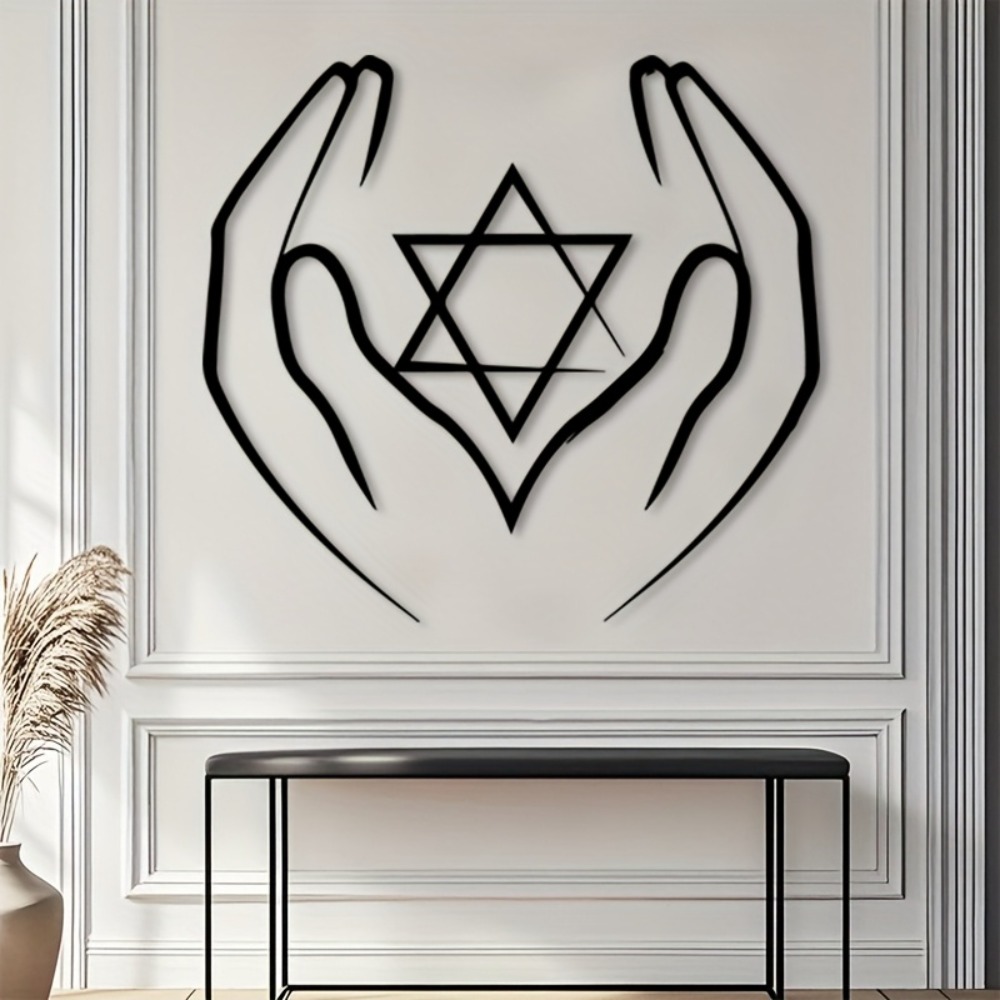 CIFBUY Metal Wall Art Abstract - Art Crafts ulasan dan harga