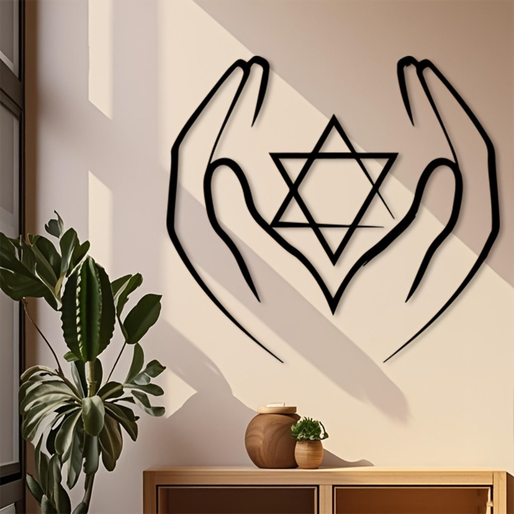 CIFBUY Metal Wall Art Abstract - Art Crafts ulasan dan harga