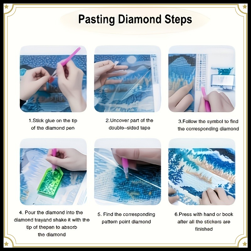 Full Round Diamond Painting Cu - Art Craft Gift Ideas ulasan dan harga