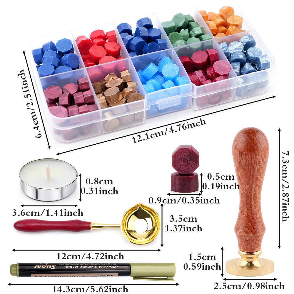 Colorful Sealing Wax Kit Alpha - Batik Wax Kit ulasan dan harga