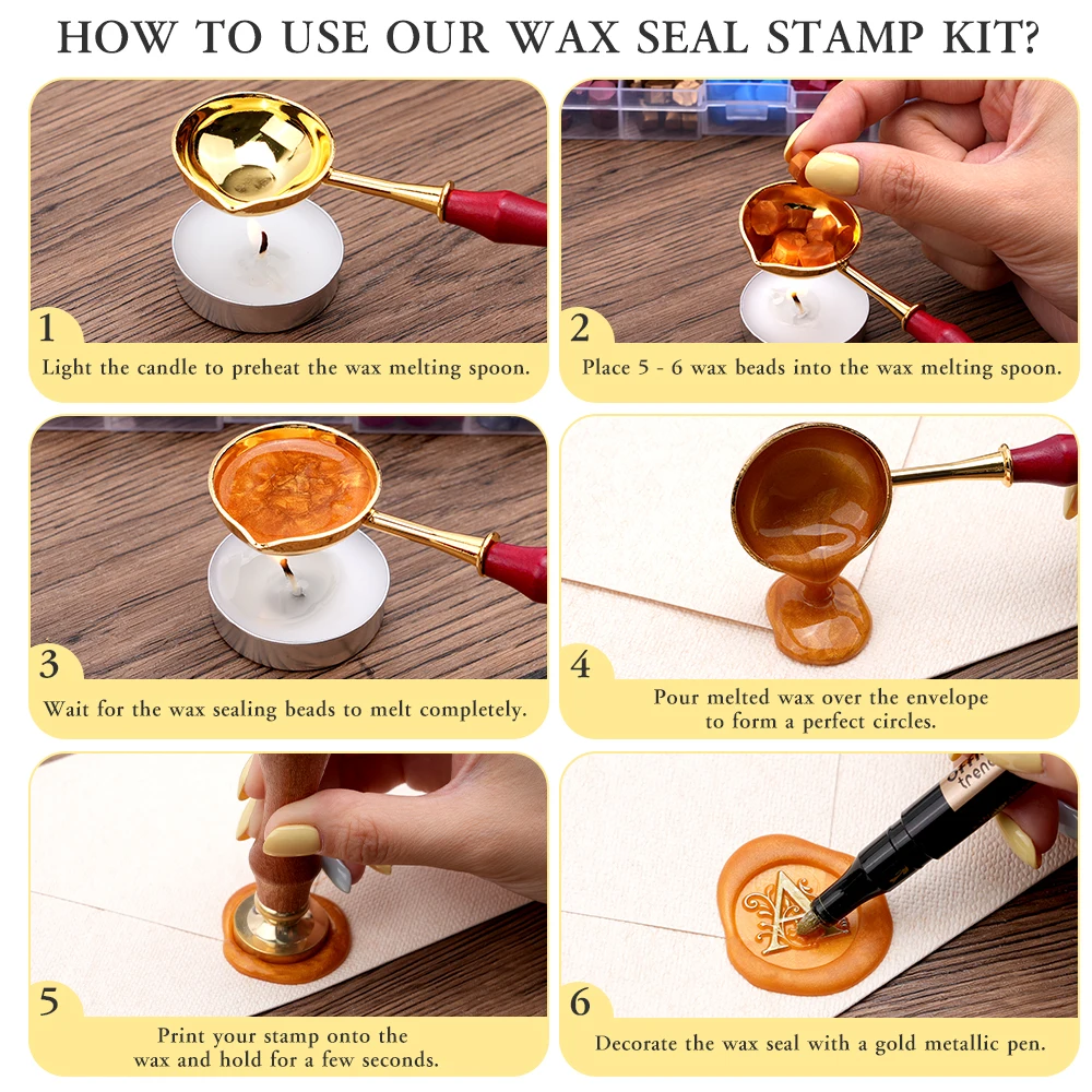 Colorful Sealing Wax Kit Alpha - Batik Wax Kit ulasan dan harga