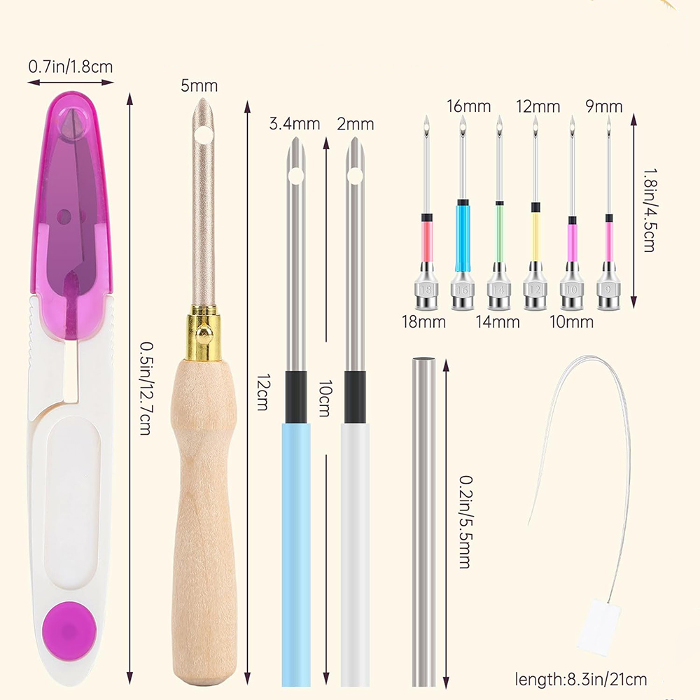 13Pcs Punch Needle Kit Adjusta - Punch Needle Kit ulasan dan harga