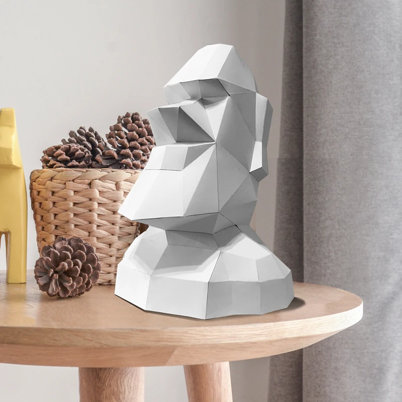 Large Size Easter Island Moai  - Art Craft Center ulasan dan harga