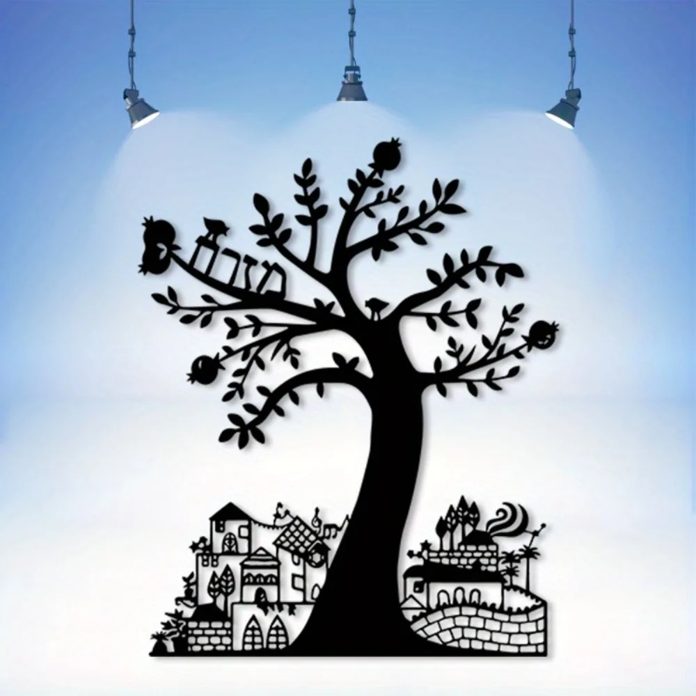 CIFBUY Metal Wall Art Pomegran - Art Crafts ulasan dan harga