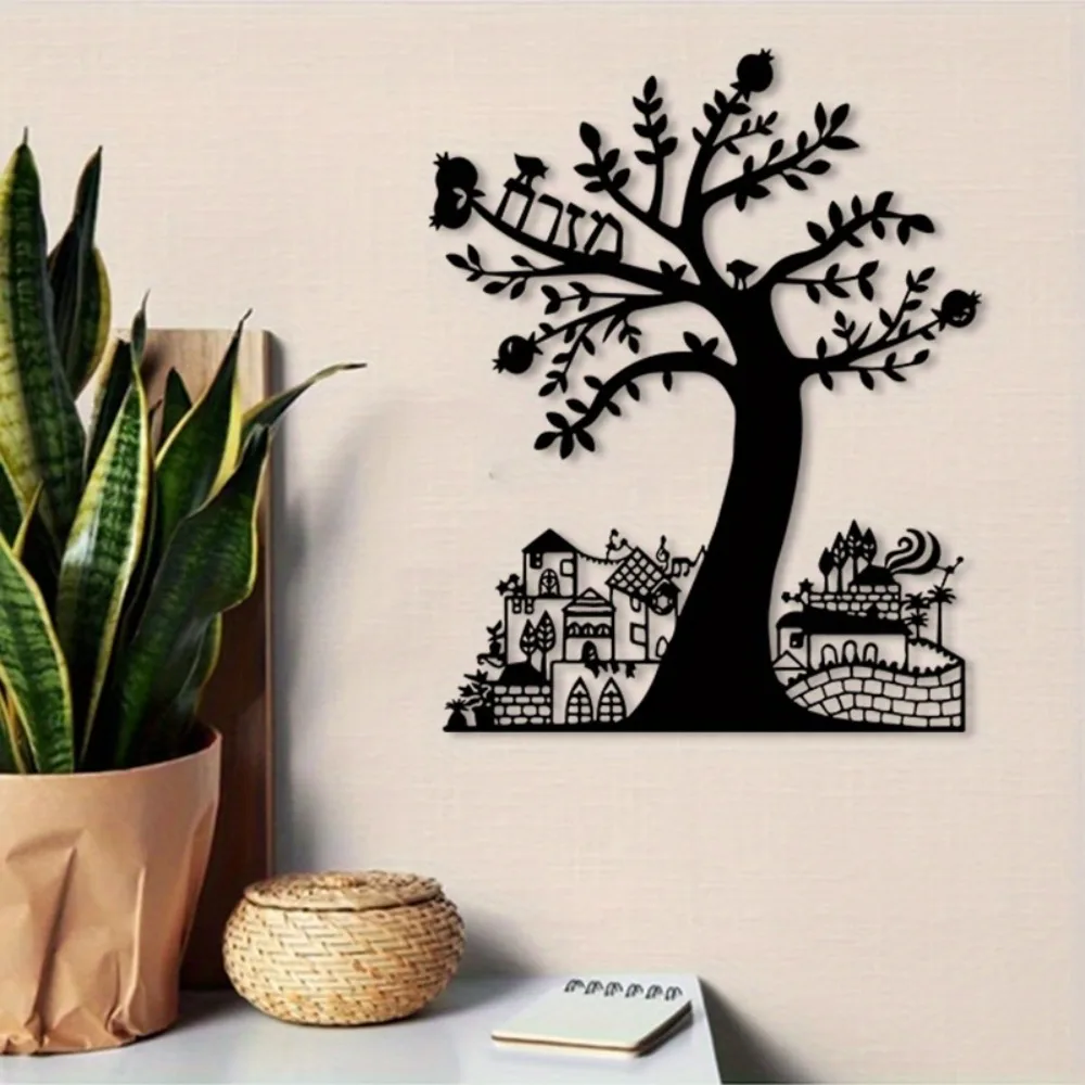CIFBUY Metal Wall Art Pomegran - Art Crafts ulasan dan harga