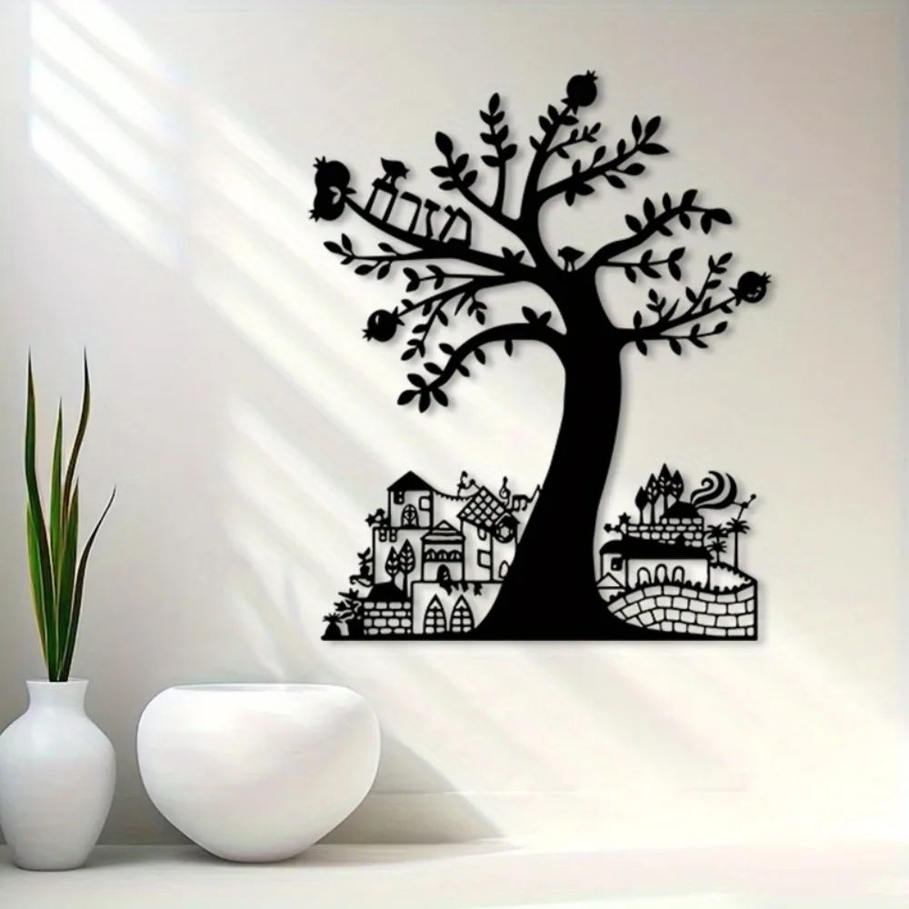 CIFBUY Metal Wall Art Pomegran - Art Crafts ulasan dan harga