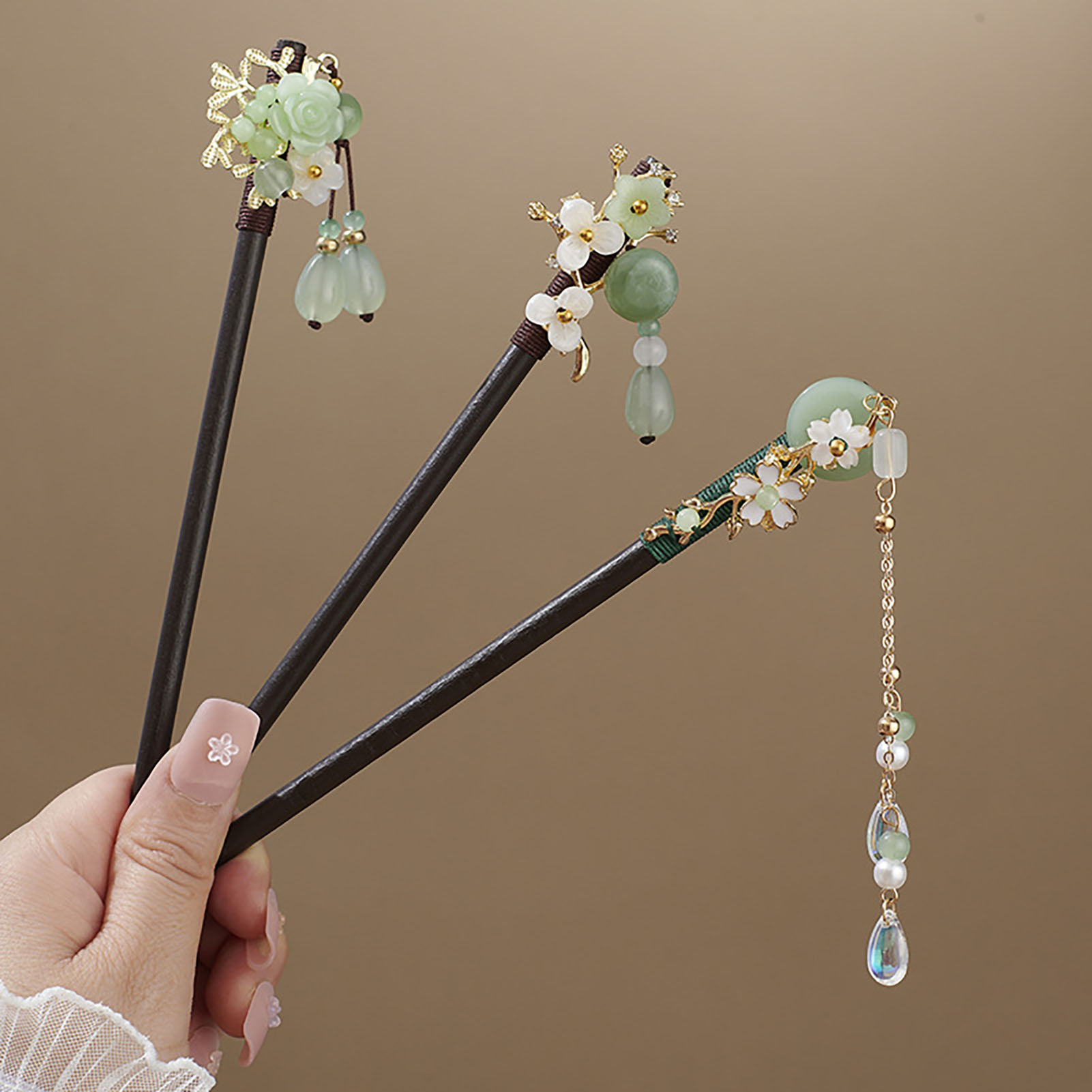 Chinese Style Flower Tassel Ha - Art Craft Shop ulasan dan harga