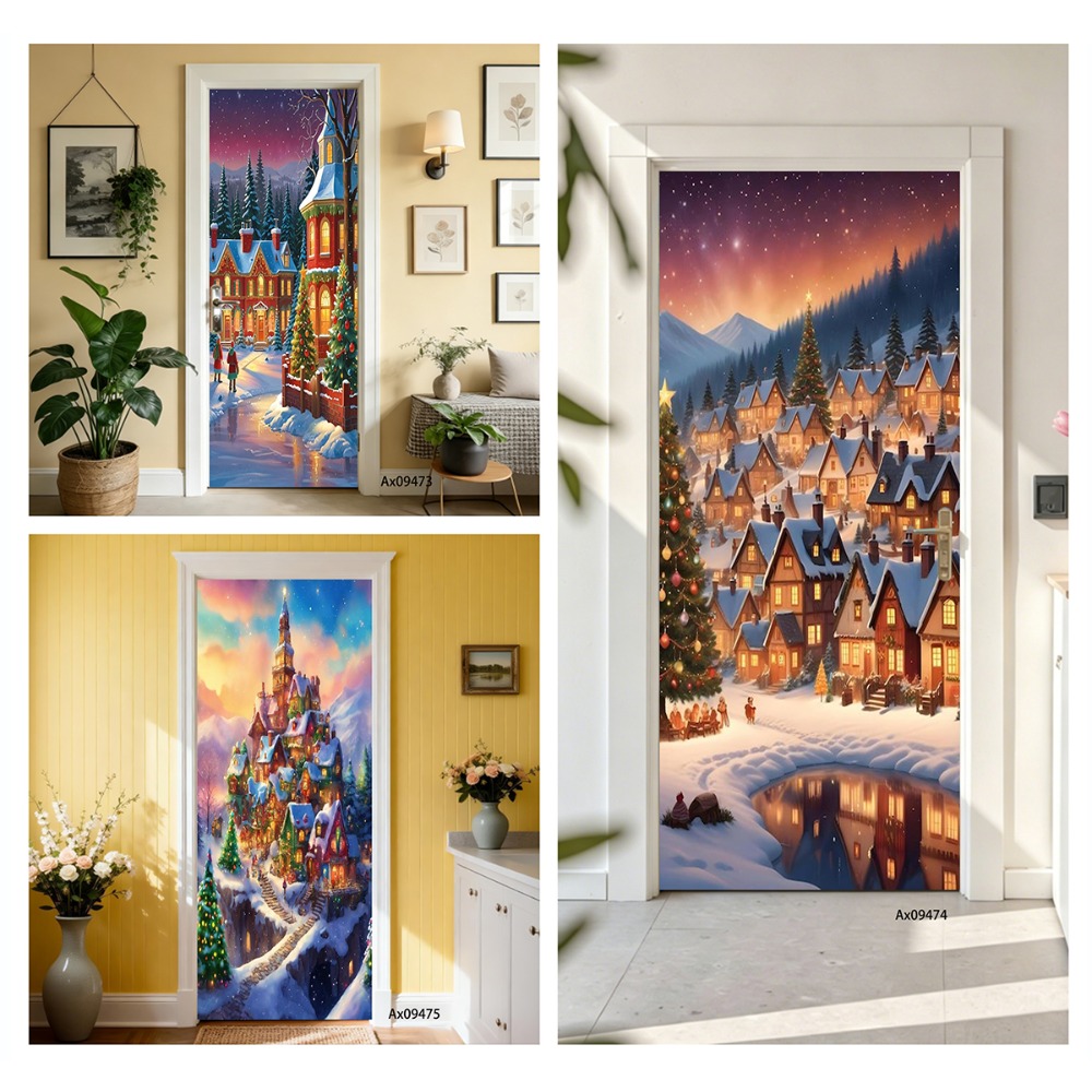Christmas Winter Snowy Village - Art Craft Village ulasan dan harga