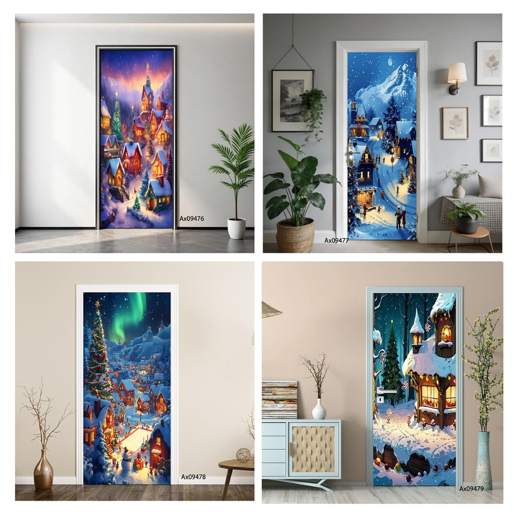 Christmas Winter Snowy Village - Art Craft Village ulasan dan harga