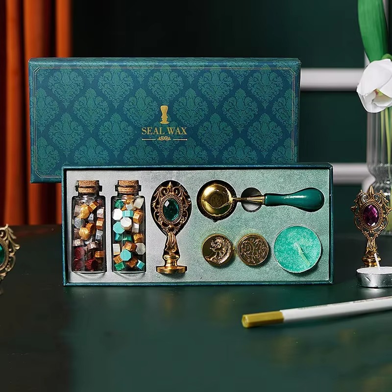 Wax Seal Stamp Set Vintage Kit - Batik Wax Kit ulasan dan harga