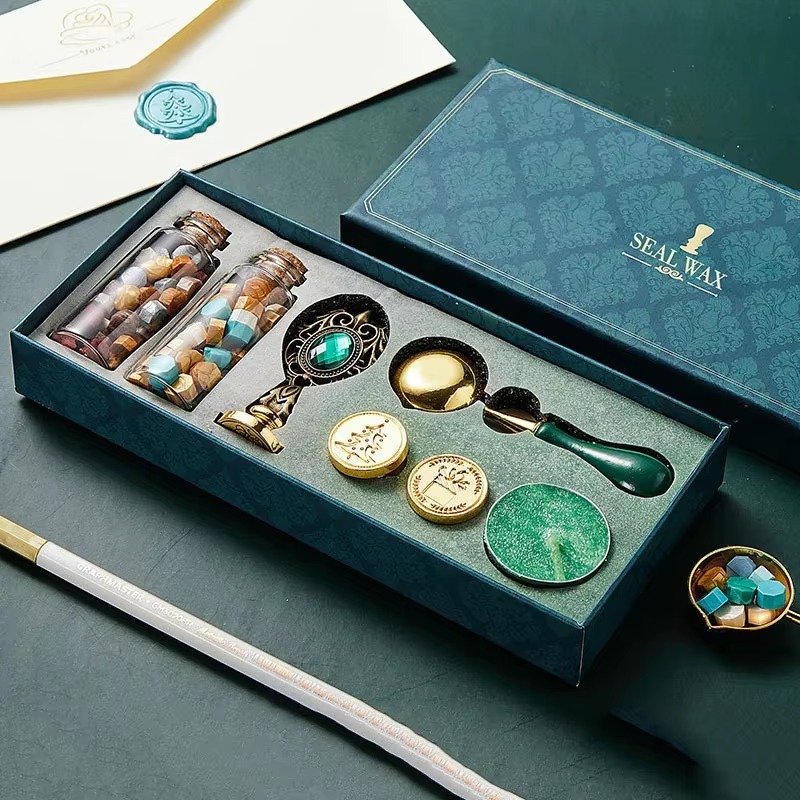 Wax Seal Stamp Set Vintage Kit - Batik Wax Kit ulasan dan harga