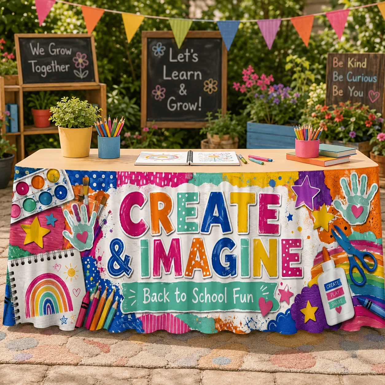 Party table skirt 1 is suitabl - Art Craft Event ulasan dan harga